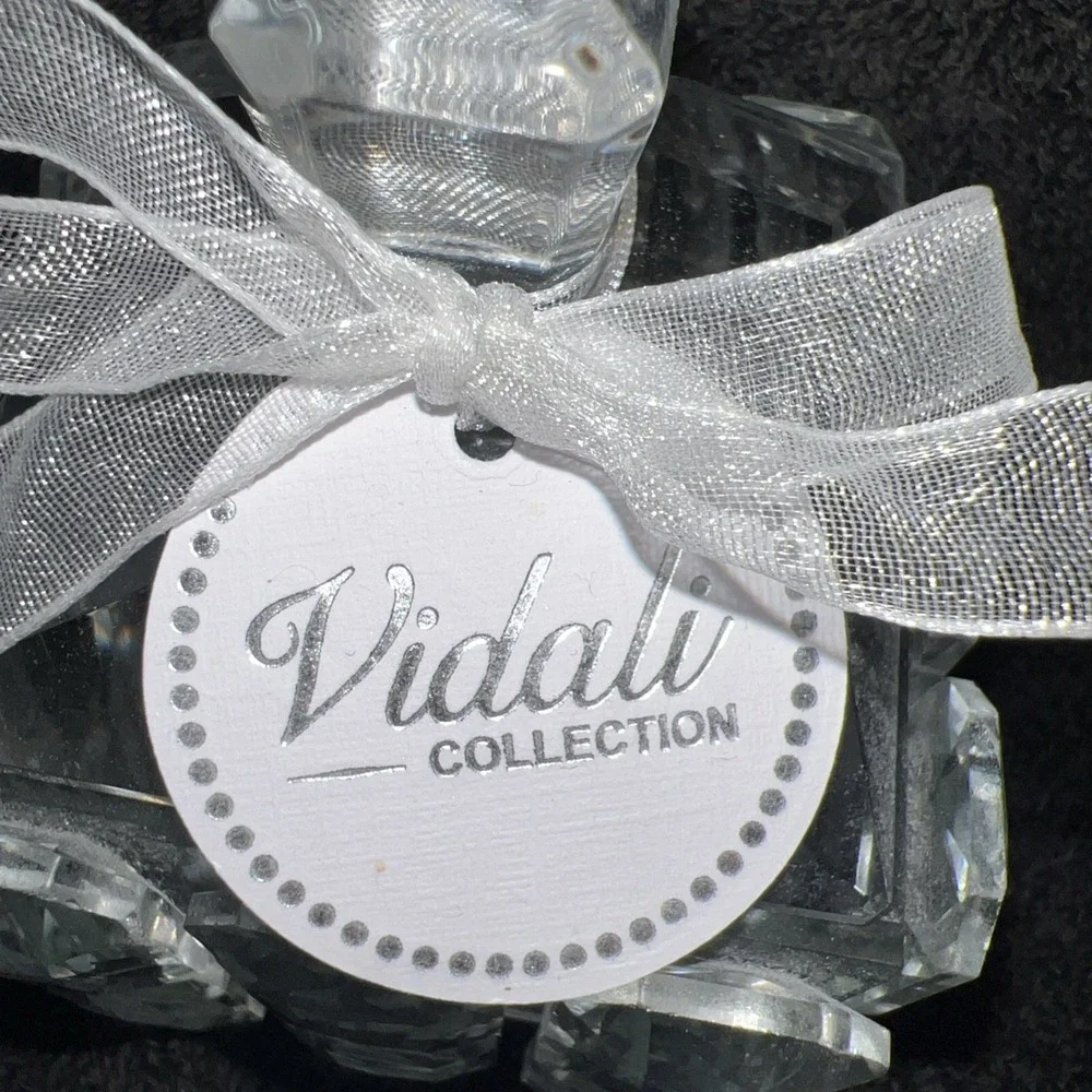 Crystal Square Lidded Trinket Jewelry Box NEW‎ Vidali Collection Decorative